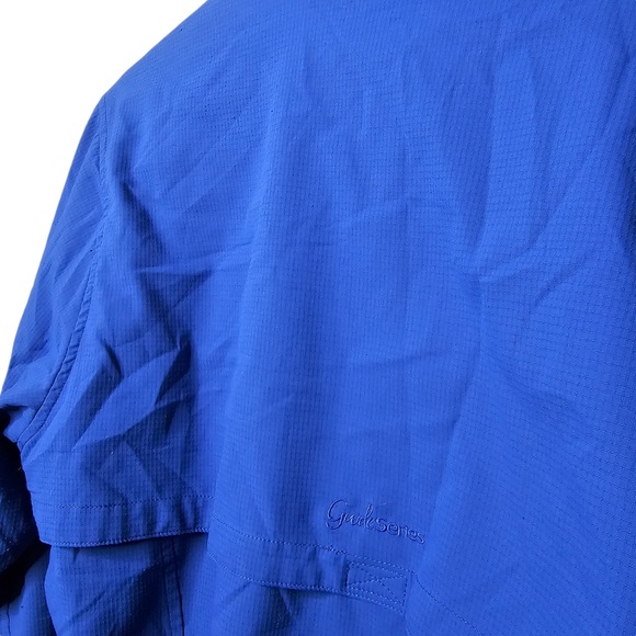 Gander Mountain Blue Men’s XL Jacket Pull Over Coat Windbreaker Rain - Great - Picture 6 of 6